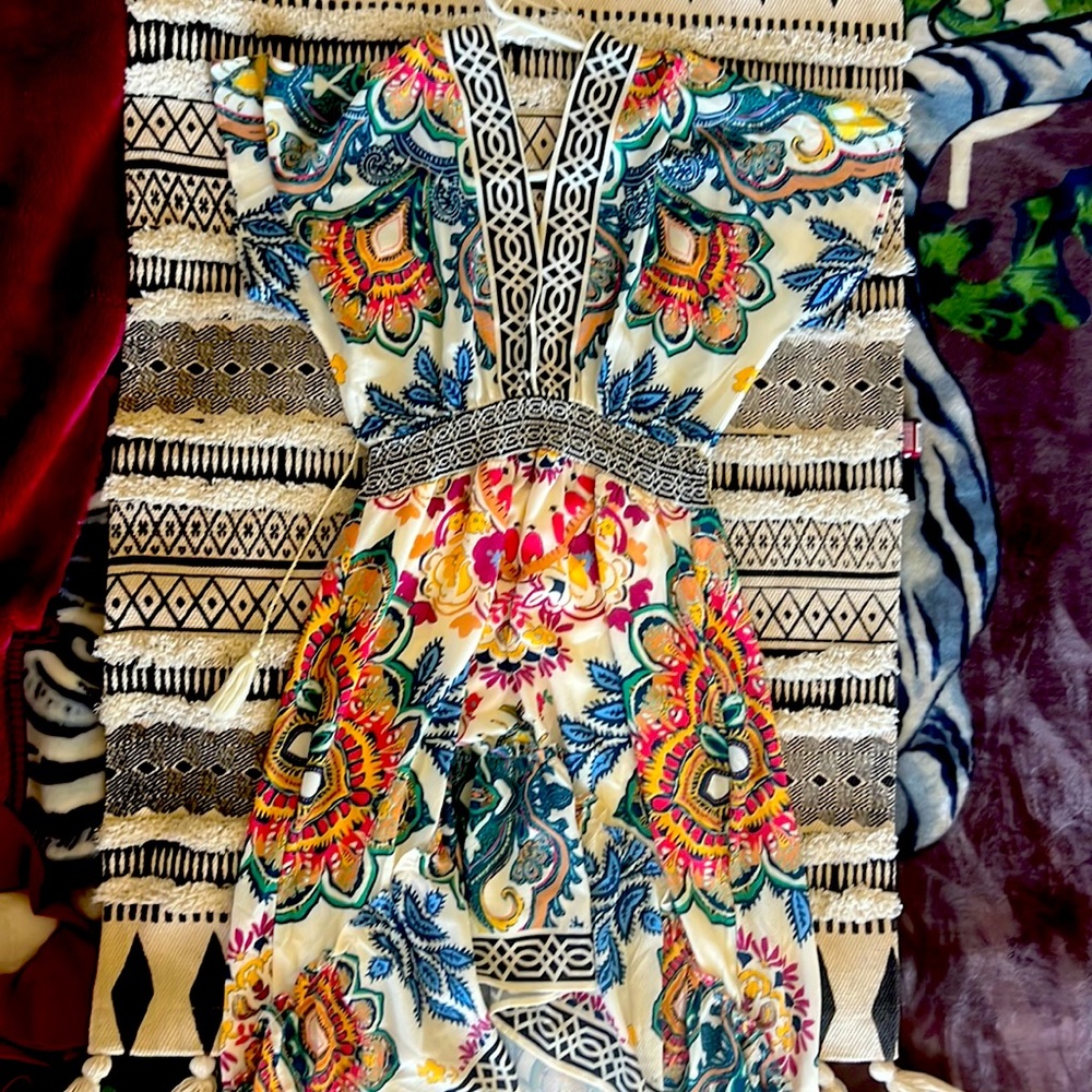 Beautiful brand new never worn. Bohemian style dress.